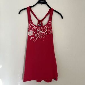 Y2K Mystic Boarding Pink Graphic Mini Dress, 2000s Surf Skate Style- Small